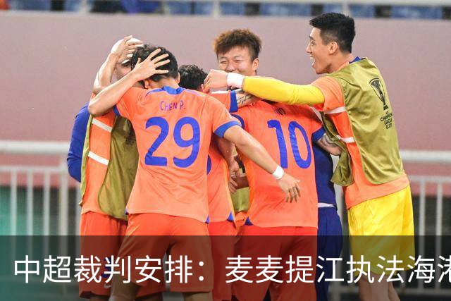 中超裁判安排：麦麦提江执法海港 孙雷执法泰山